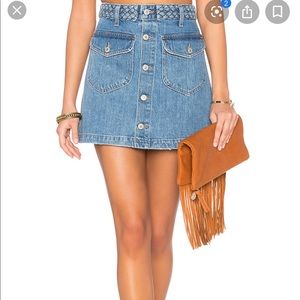 Tualrosa denim skirt